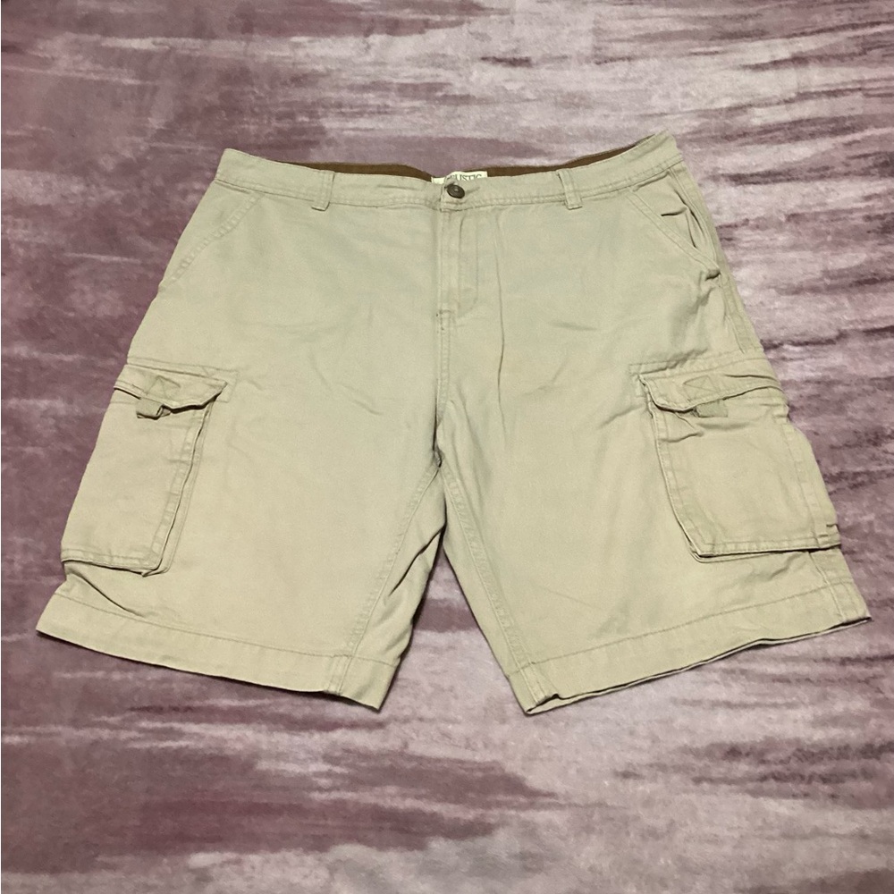 Classic Beige Cargo Shorts for Men
